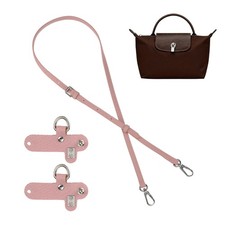 Purse Straps Replacement, Soft Adjustable Leather Strap Rose 