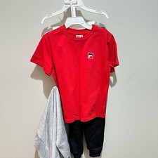 Fila 3 Piece Combo Kids Size 5 Tee shirt, Sweatpants, Sweatshirt