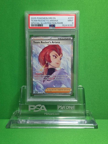 Team Rocket's Ariana graded PSA 9 for sale on eBay