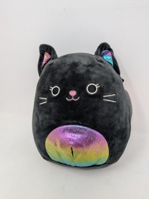 Squishmallows Halloween Kyra the Black Cat 8 Inch Soft Plush