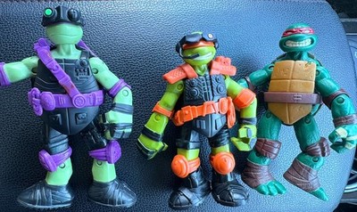 Ninja Turtles Action Figures (3) 2013 Viacom Toys