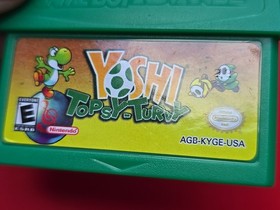 Game Boy Advance Yoshi: Topsy Turvy Nintendo GBA Handheld Authentic Saves Tilt