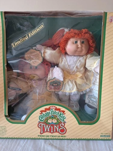 1985 Coleco Cabbage Patch Kids Twins Limited Edition Factory Sealed NIB