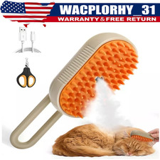 New Pet Cat Steam Brush Pet Electric Spray Massage Comb Pet Hair Removal Comb