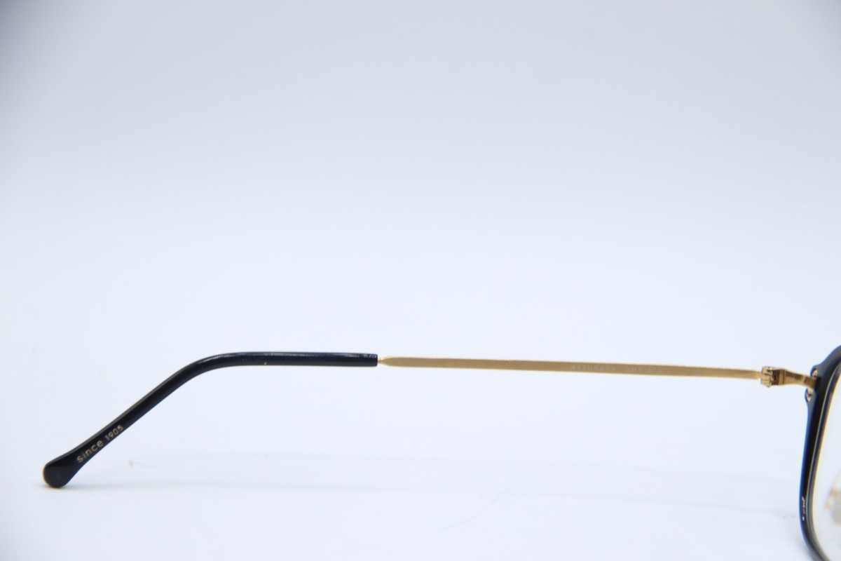 NEW MASUNAGA GMS-813 #69 BLACK GOLD AUTHENTIC FRAMES NEW MASUNAGA GMS-813 #69 BLACK GOLD AUTHENTIC FRAMES