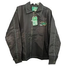 Team KOOL Green Official Gear Windbreaker Formula 1 Racing Black Jacket Full Zip