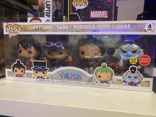Funko Pop! Vinyl: One Piece - Luffytaro / Sabo / Roronoa Zoro / Jinbe- 4...