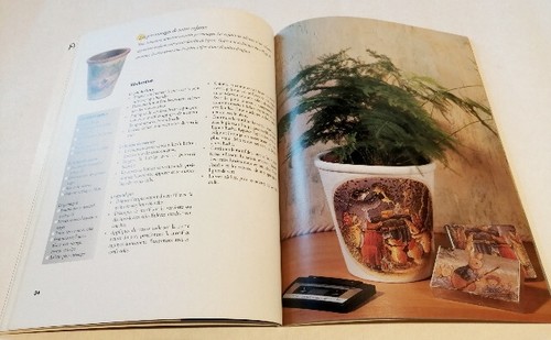 Lot de 2 livres de Collage de serviettes en papier sur tous support - à la campa - Picture 4 of 4