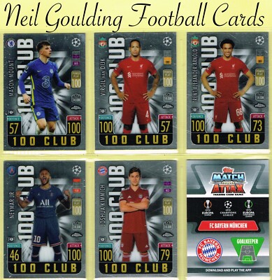 Topps CHROM Match Attax 2021-22   CHAMPIONS/EUROPA LEAGUE   Karten #1 bis #200