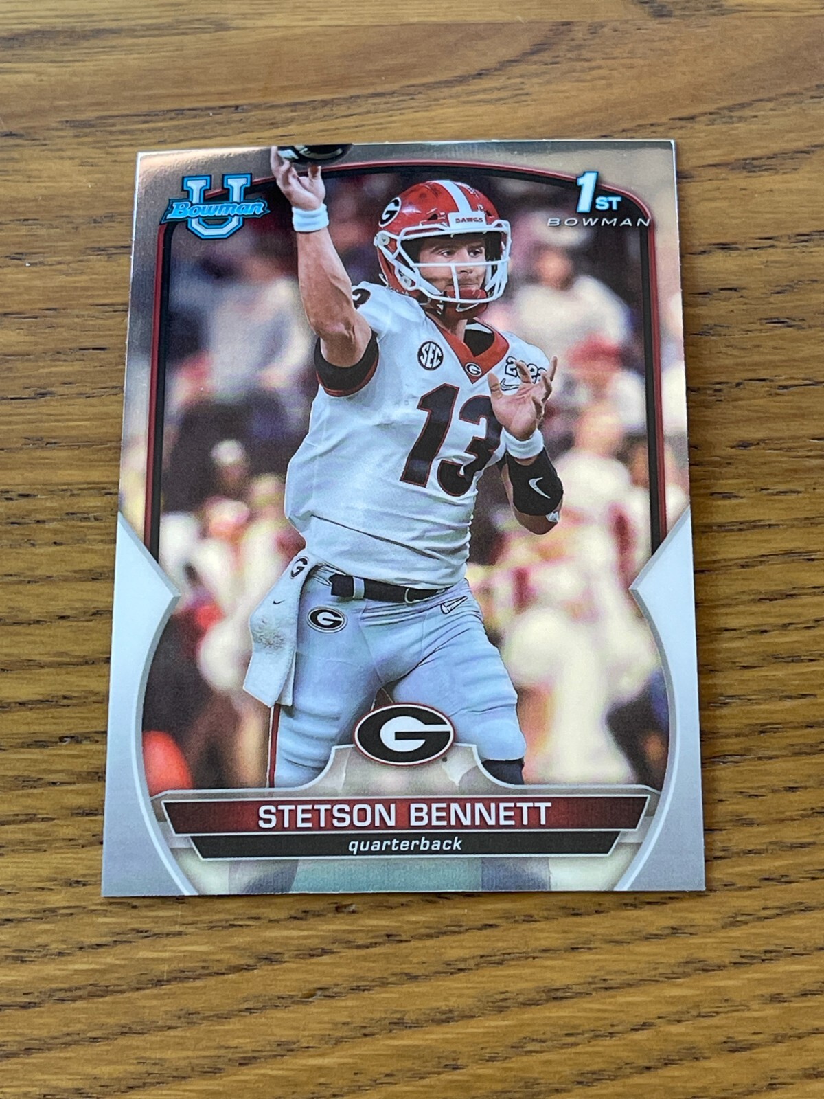 2022 Bowman University Chrome STETSON BENNETT Rookie RC #39