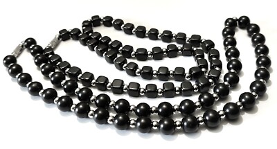 Schungit Halskette 6 mm. oder 8mm. Perlen - EMF Schutz & Heilung