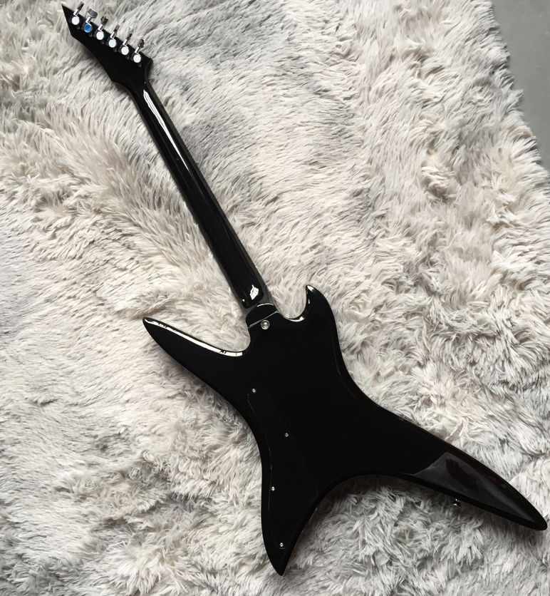 Custom 24 Frets Stealth Chuck Schuldiner Black Electric Guitar