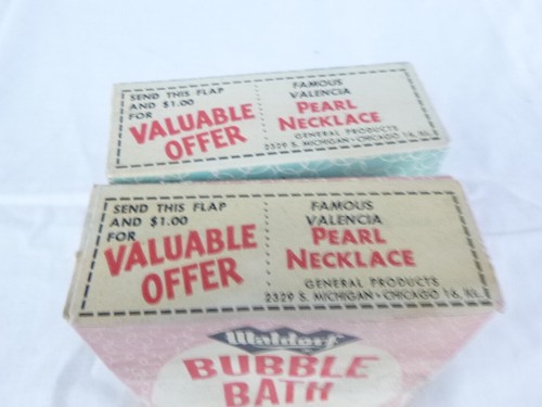2 Unused Vtg 8 OZ Boxes Waldorf Bubble Bath Powder Apple Blossom Gardenia - Picture 6 of 8