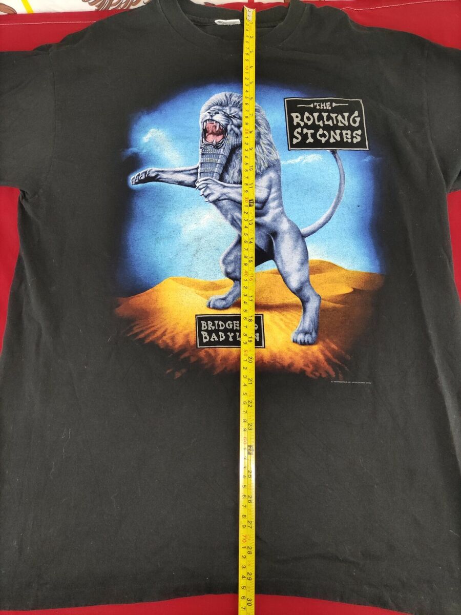 Vintage Anvil T-shirt,The Rolling Stones Tour 1997 Bridges Vintage Anvil T-shirt,The Rolling Stones Tour 1997 Bridges