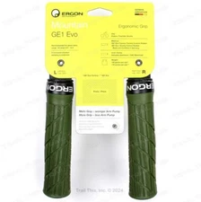 Ergon GE1 Evo Large Lock-On Handlebar Bike Grips MTB Enduro Bike - Deep Moss