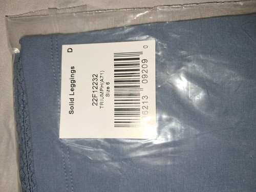 Girls Tea Collection brand blue leggings, NEW, size 6 - Picture 2 of 2