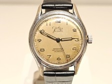 RELOJ MECÁNICO VINTAGE RARO SEGUNDA GUERRA MUNDIAL MILITAR SUIZO PEQUEÑO 31mm HOMBRE "JOLUS" 17J.