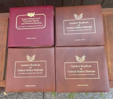 170 First Day of Issue 22kt Gold Replicas USPS Stamps 1980’s State Birds Flowers