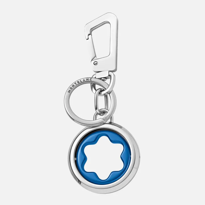 $310 MSRP - Montblanc 128743 MEISTERSTÜCK SPINNING EMBLEM KEY FOB