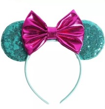 Minnie Satin Bow Headband Ears