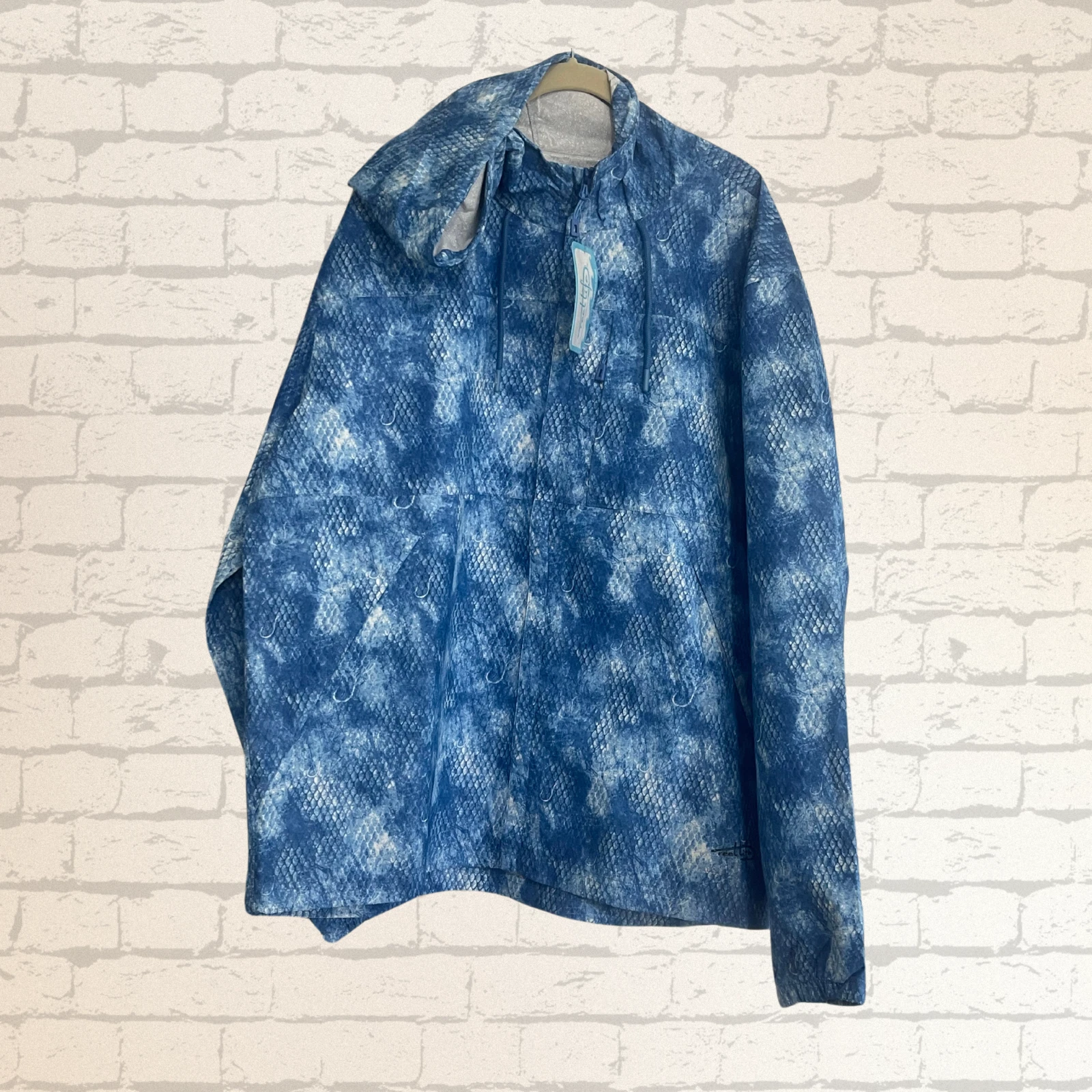 Reellife Shoreline Rain Jacket Men's Blue 2XL, #M29