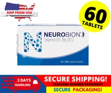 Neurobion Vitamin B1, B6, B12 Nerve Relief Numbness & Tingling 60's SHIP FROM US