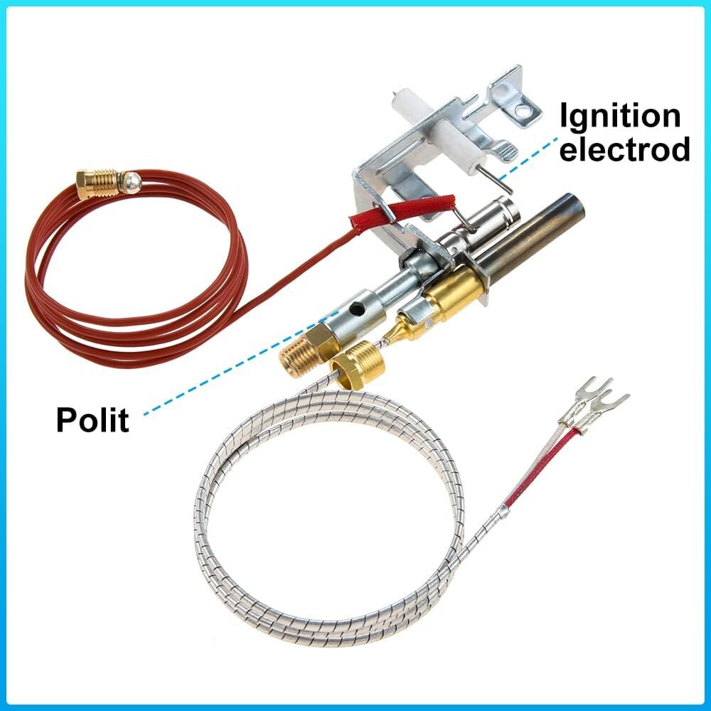 R3623 LP Propane Gas Fireplace Pilot Assembly Thermocouple Thermopile