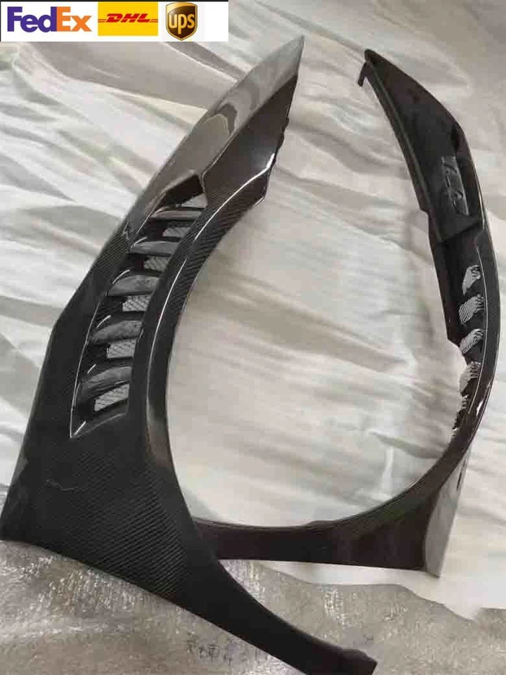 Para-choque lateral dianteiro de fibra de carbono para Lamborghini Huracan LP580 LP610 - Imagem 2 de 4