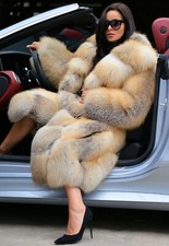Lafuria Top Class Golden Island Saga Fox Coat With Hood S/m