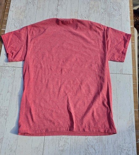 Gildan The Po' Ramblin' Boys Size M T Shirt Red Caricatures - Picture 2 of 7