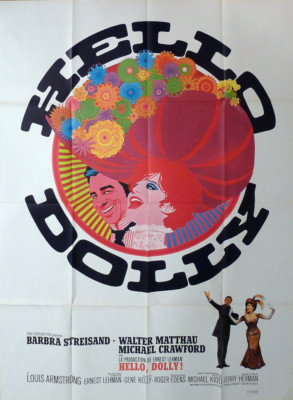 HELLO DOLLY - STREISAND / KELLY / ARMSTRONG - ORIGINAL GROSSES FRANZÖSISCHES ...