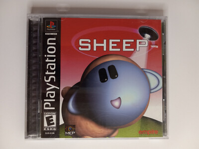 Sheep (Sony PlayStation 1, PS1 - 2000) Complete w/Manual & Registration Card