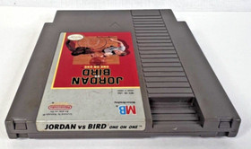 Michael Jordan vs. Larry Bird: One on One - Nintendo NES Milton Bradley Game