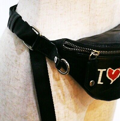 Vivienne Westwood I Love Crap Body Bag Shoulder Waist Pouch Vivienne Westwood I Love Crap Body Bag Shoulder Waist Pouch