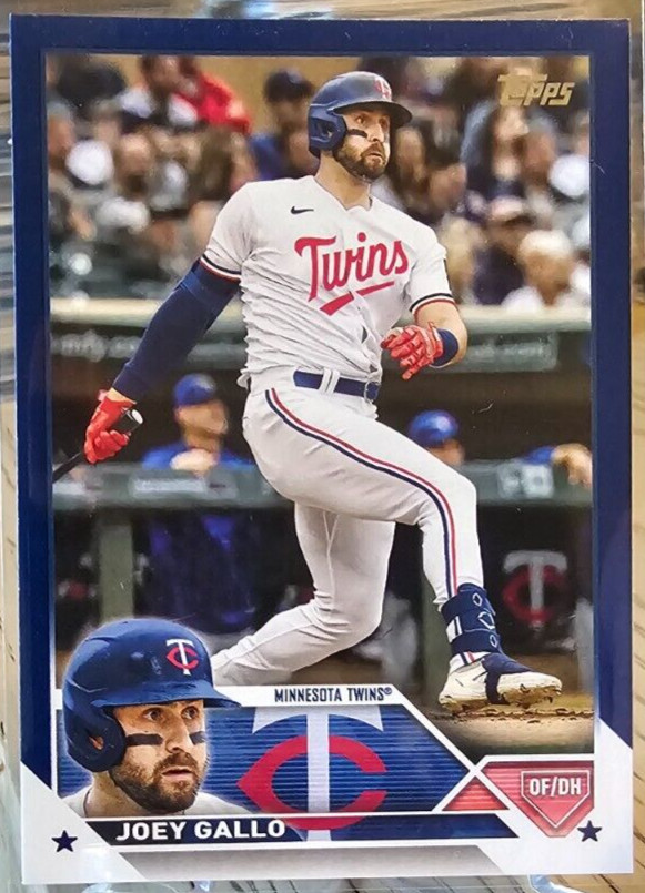 2023 Topps Series 2 Royal Blue Joey Gallo #604 Minnesota Twins