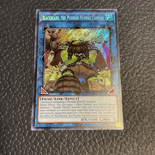Yu-Gi-Oh! Card: Blackbeard, The Plunder Patroll Captain - IGAS-EN089 Ultra Rare Unlimited Edition - View #10