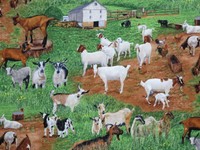Realistic Farm Animals Goats Elizabeth's Studio 6891 By The Yard Realistic Farm Animals Goats Elizabeth's Studio 6891 By The Yard