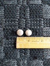 Vintage Alpaca Silver 1/2 in Round Bridle Headstall Rein Chicago Screw Concho PR