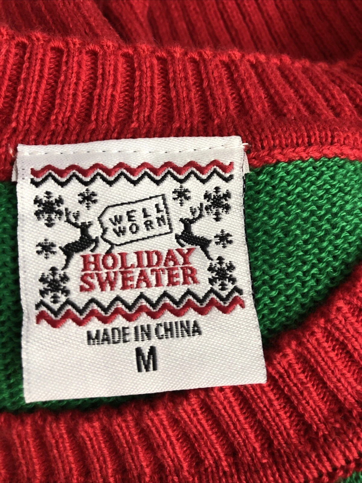 New Merry Christmas Womens M Sweater Ugly Christmas Pullover