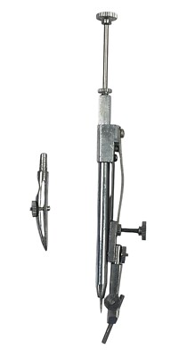 Stainless Steel Drop Bow Compass With Pencil Lead Holder | eBay UK