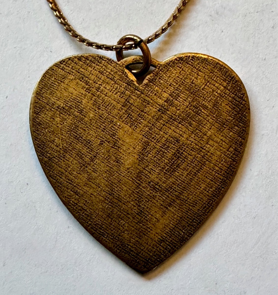 ネックレス・ペンダント LOVE ME MONSTER 2 SET Vintage Heart Long Necklace Vintage Heart with word LOVE brass pendant 1 1/2