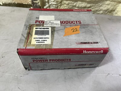 NEW IN BOX  Honeywell HPTV2404UL CCTV Power Supply and Distribution Unit, 24VAC