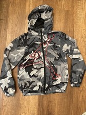 Air Jordan Jacket Youth Size Medium Full Zip Camouflage Basketball Light Hooded