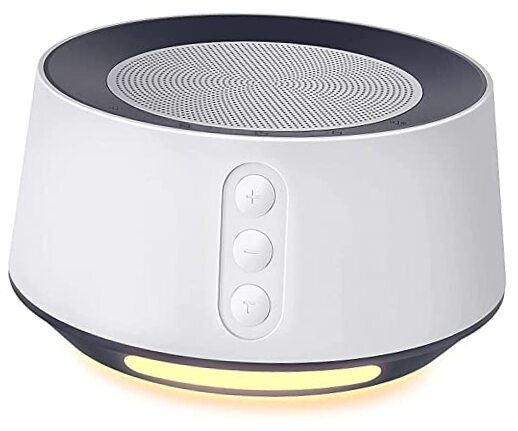 Noise Machine with Adjustable Baby Night Light for Sleeping, 14 High White