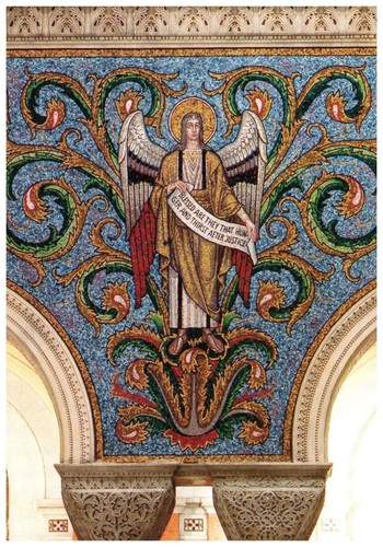 Detail, Gesims der Seligpreisungen, Kathedrale Saint Louis Postkarte