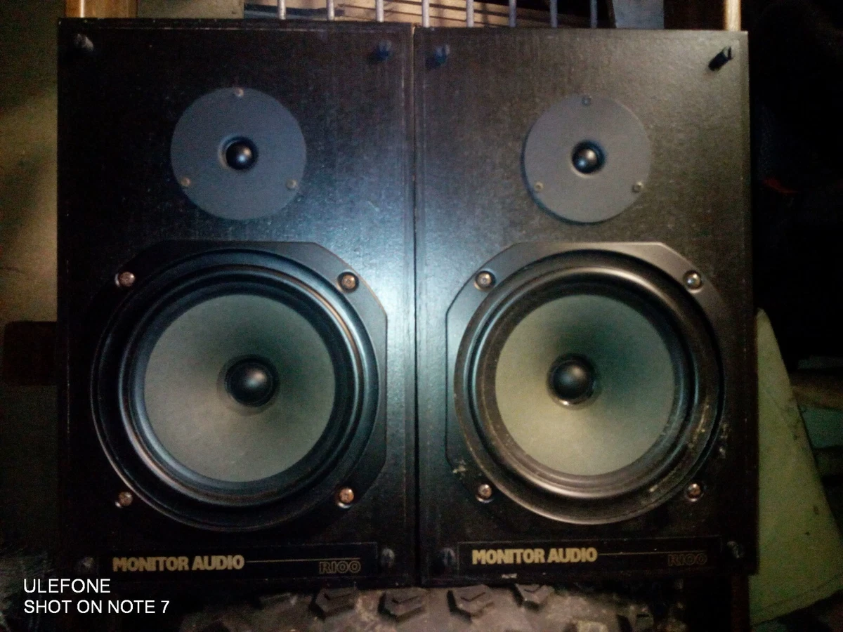 Vintage Monitor Audio R100 Speakers