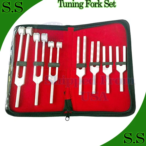 Tuning Fork Set of 7 For Healing Therapy Medical surgical diagnostic instruments