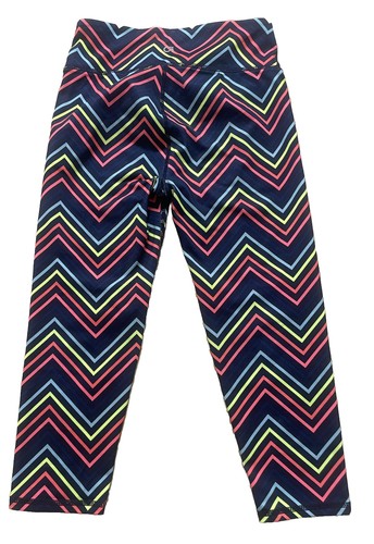 GAP Fit Girl's Medium Crop Multi Colorful 3/4 Long Legging Stretch 16.5'' inseam - Picture 2 of 10