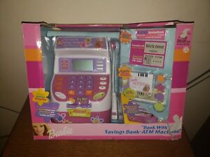  Barbie  Bank With Me Savings Bank ATM  Machine eBay