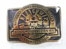 National Study of Coal Workers Morgantown WV Belt Buckle By ANACORTES